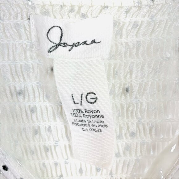 polka dot print dress smocked back with buttons and adjustable straps szL Japna - Picture 4 of 13